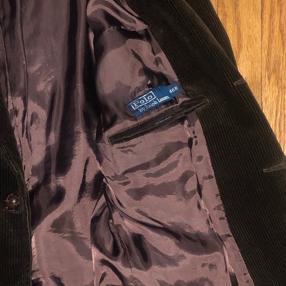 Ralph Lauren Polo chocolate brown corduroy blazer - Picture 4 of 5